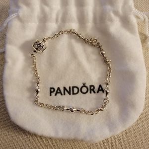Pandora Moment 5 Clip Bracelet NWOT